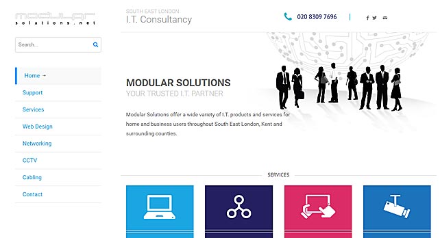 Web Design for I.T Company