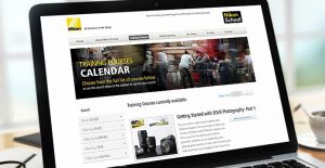 Training website design
